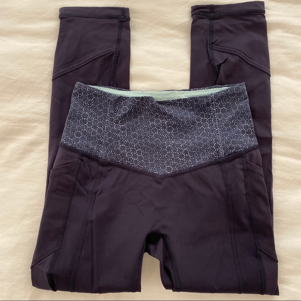 Navy High Waist Lululemon Leggings